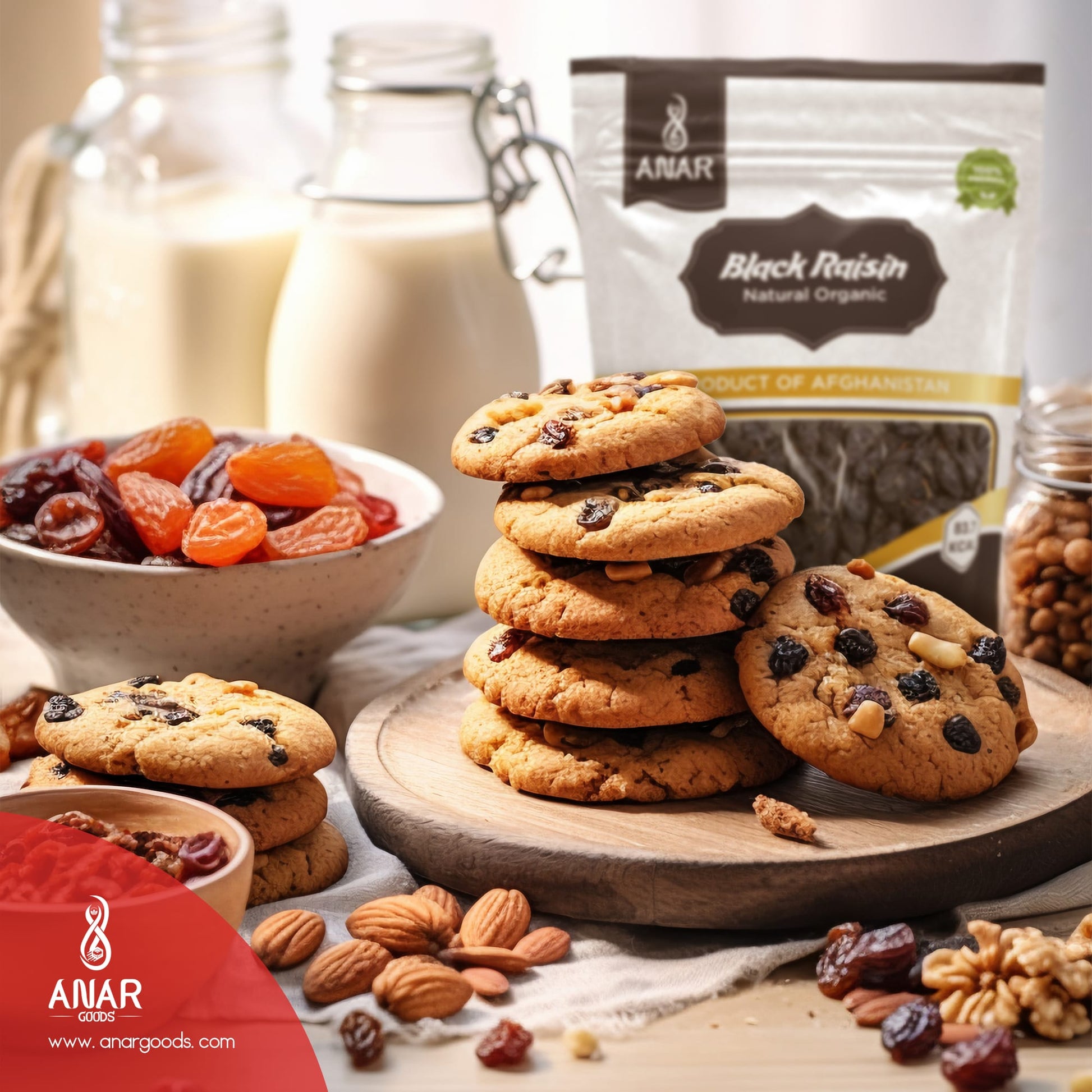 Premium-Afghan-Black-Raisin-1lb-100%Natural