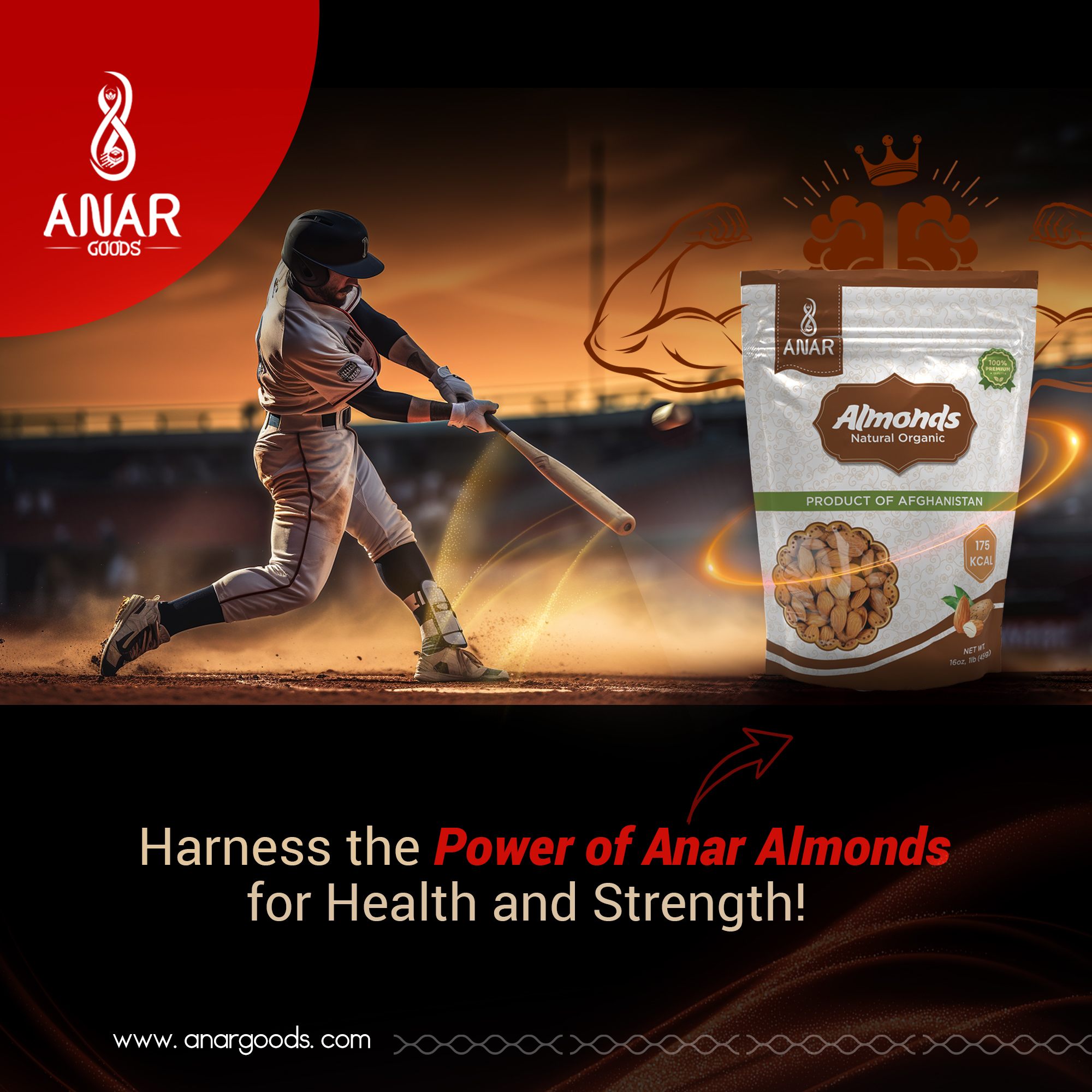 ANAR Almonds from Afghanistan | 16oz (454g) bag | Whole Natural Raw Snacks | Freshly Harvested | No Prservatives | Pure & Premium Quality | Best for Snacking, Home made trail mix, Ice-cream | Non-GMO | Pack of 1 | Resealable bag - Image 5